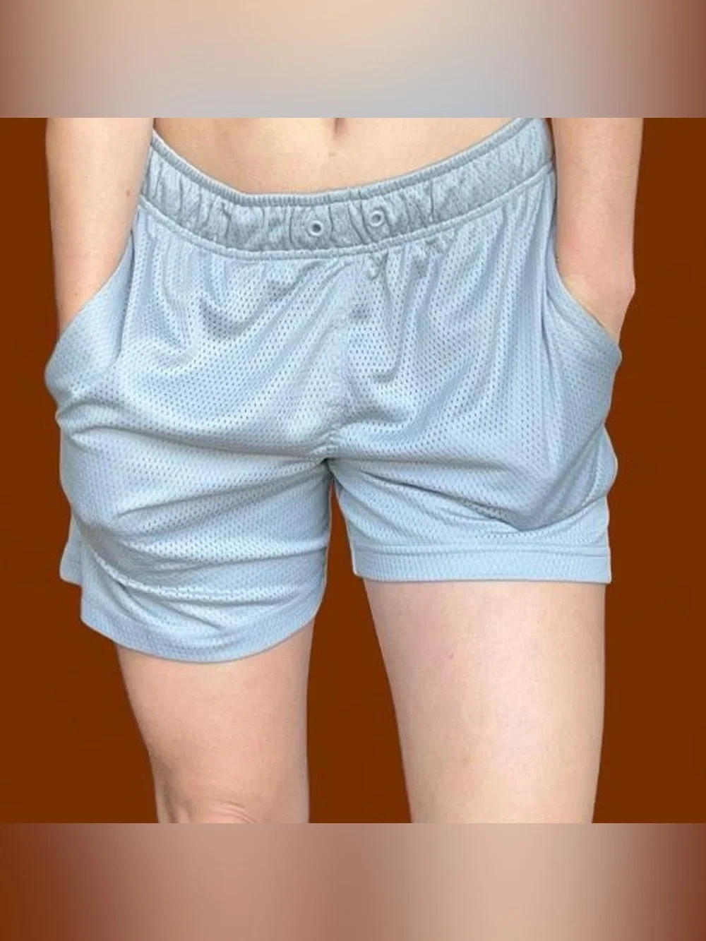 Russell Athletic Gray Women's Mesh Shorts